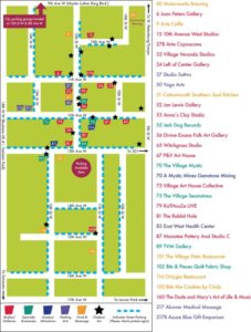 VOTA Art Walk Map